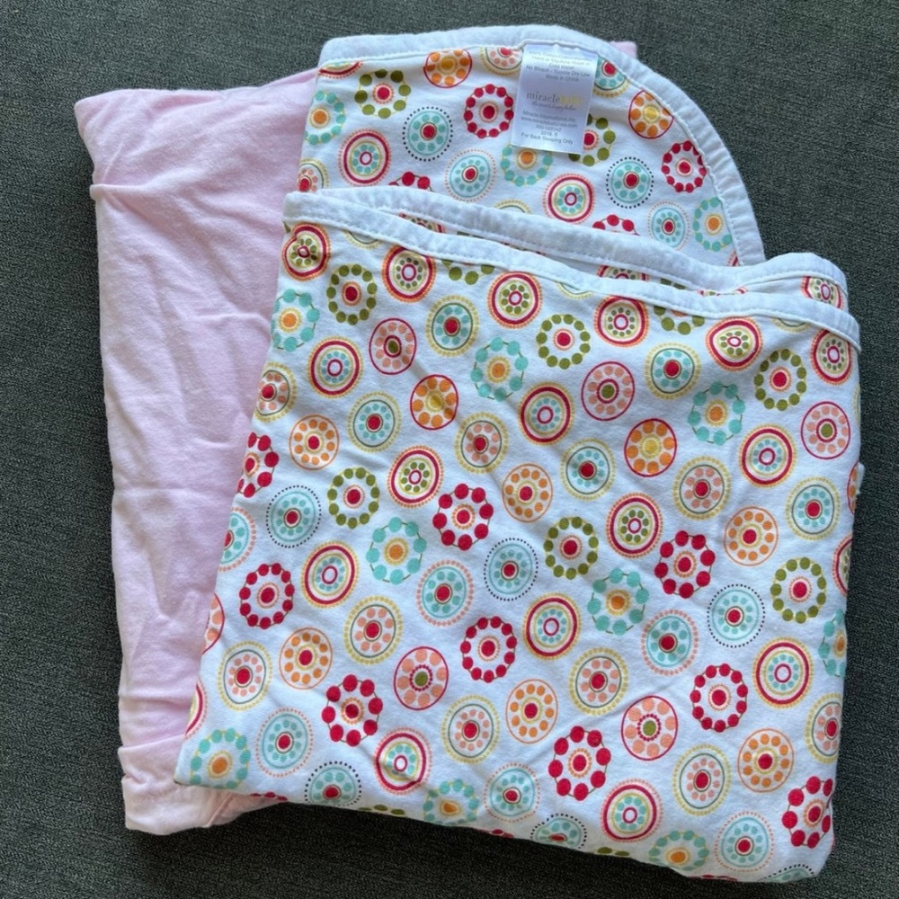 BUNDLE - Two Miracle Blanket Baby Swaddles (NWOT)